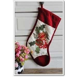   Handmade Christmas Quilted/Patched Stocking BELLS