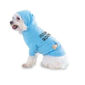 Windsurfing Rocks Hooded (Hoody) T Shirt with pocket for your Dog or 