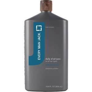 Every Man Jack Daily Signature Mint Shampoo for All Hair Types, 16.9 