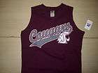 washington state cougars v neck sleeveless jersey ym expedited 