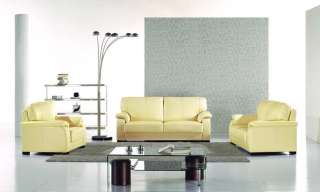 New 3pc Contemporary Modern Leather Sofa Set #AM 299 A  