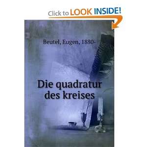  Die Quadratur Des Kreises Eugen Beutel Books