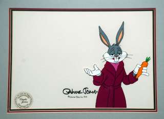 Bugs Bunny Production Cel Signed Chuck Jones 1979  