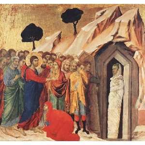    Resurrection of Lazarus, By Duccio di Buoninsegna 