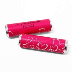    Contemporary Heart Candy Roll Wrap   Black