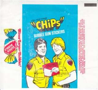 TOPPS CHIPS TRADING CARD WRAPPER  
