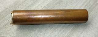   TRENCH ART TUBULAR CONTAINER MADE FROM A GUN SHELL CASING  