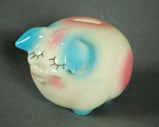 Rare HULL Pottery Miniature Corky Dime Piggy Bank   MINT Condition 