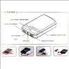 BLACK 12000MAH USB POWER BANK EXTERNAL BATTERY CHARGER FOR IPHONE/IPAD 