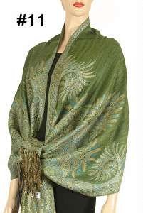 Cashmere Silk Wool Pashmina Scarf Shawl Wrap Cape 018s1  