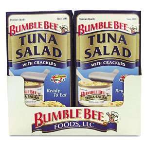   Bee On The Go Meal Solution w/Crackers, Tuna Salad, 3.5 oz, 12/Carton