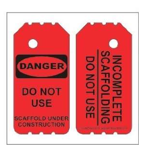   Tags  25 Red 6 Disposable Plastic Tags  Danger Tags Home