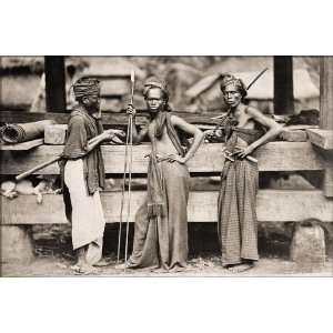  Batak Warriors, c1870   24x36 Poster 