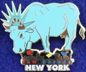 NEW YORK Cow Parade WORLD CITY SERIES Cows 2006 Pin  