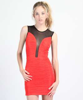 MOGAN Cut Out MESH Open Back BODY CON DRESS Sexy Cocktail Party 