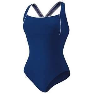  Speedo Piped Maillot Plus Size Swimsuit