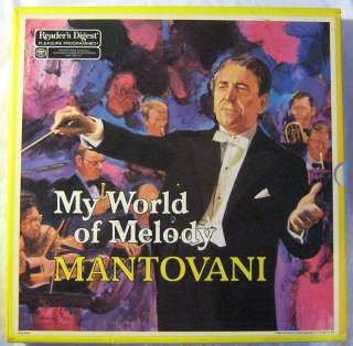 Mantovani My World of Melody (7 records VG+ box)  