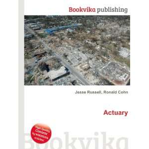  Actuary Ronald Cohn Jesse Russell Books