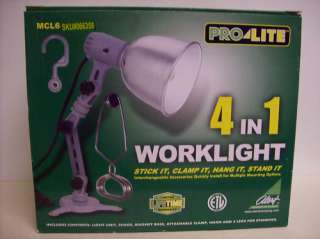 Pro Lite 4 in 1 Incandescent Work LightNew in Box  