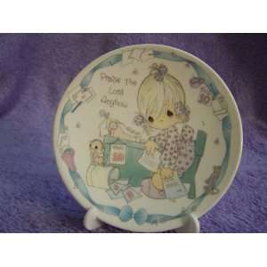 Precious Moments Praise the Lord Anyhow Collectible Mini Plate