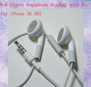 HANDS FREE Headphone FOR IPHONE 8GB 16GB 32GB 3G 3GS  