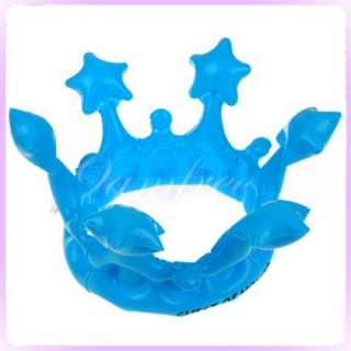 2x 20CM Crown Inflatable Blow up Pool Toy Party Favours  
