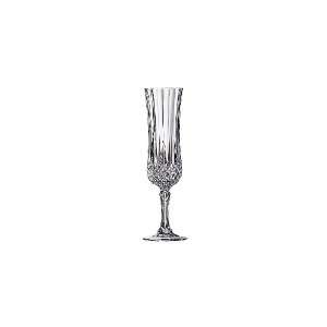  Cristal dArques Longchamps Crystal Champagne Flute, Set 