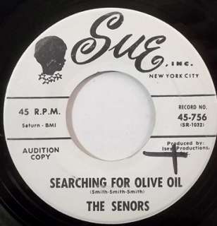 THE SENORS May I Have This Dance SUE Doo Wop WL Promo 45 HEAR  