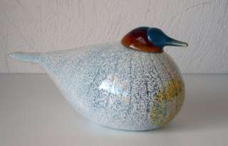 Iittala OIVA TOIKKA Limited Edition Rare Art Glass Bird Latohaapana 
