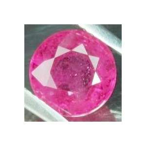Ruby Gemstone, Loose, about .55ct., 5mm Round, Natural, for Jewelry or 