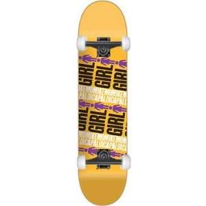  Girl Capaldi Pop Secret Complete Skateboard   8.0 w 