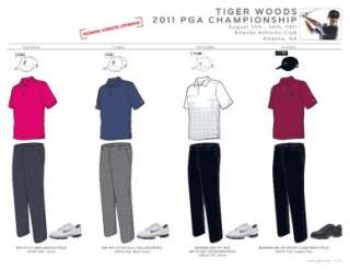 2011 Nike Tiger Woods PGA Championship Polo/ Sunday  
