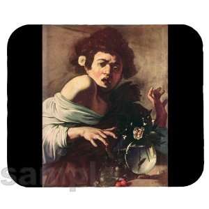    Boy Bitten by a Lizard by Caravaggio Mouse Pad 