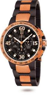 Invicta Mens Specialty Black Rose Gold Watch NEW  