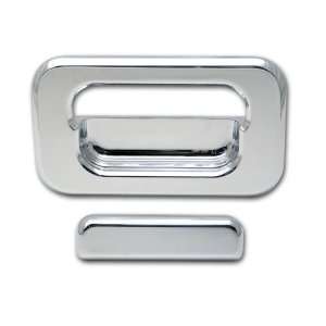 com H2 SUT Smooth Chrome Billet Rear Tail Gate Bucket And Handle Set 
