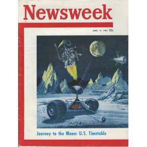   19, 1961 NASA Journey to the Moon U.S. Timetable various Books