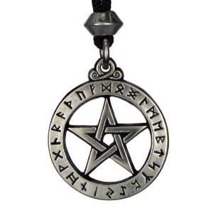 Small Theban Alphabet Pentacle Jewelry Hermetic Pentagram Pagan Wiccan 
