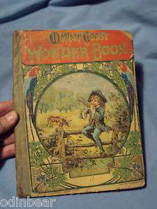 Antique MOTHER GOOSE WONDER BOOK Hurst & Co. Little Red Riding Hood 