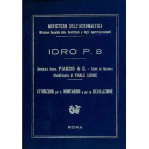  Piaggio P.8 Idro Aircraft Maintenance Manual Sicuro 