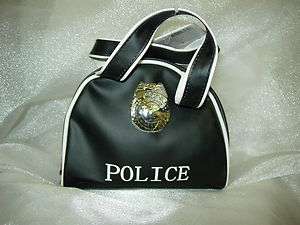 FREE SHIP L@@K NEW COP POLICE OFFICER WOMAN PURSE HALLOWEEN COSTUME 