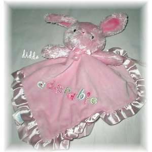   Carters Pink Adorable Security Blanket Lovey Bunny Rabbit Girls Baby