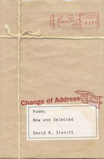   Change of Address Poems, New and Selected by David R 