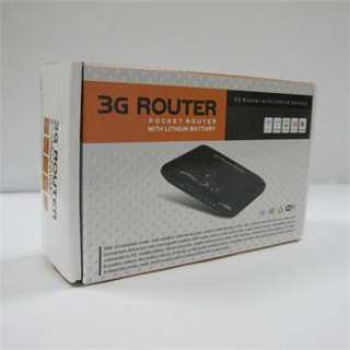 Unlocked MiFi 3G Mobile WiFi Broadband Router with 3G and GSM Modem 