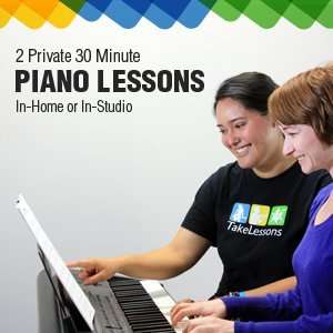  TakeLessons 2 Private 30 Minute Piano Lessons In home or 