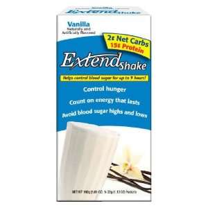 ExtendShakes Variety Pack 5 packet Carton w/28oz BlenderBottle   Black