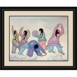  Helmo Winter Dancers by Cecil Youngfox   Framed Artwork 