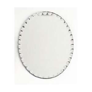   Oval Scalloped Edge Centerpiece Mirror 8x10 Arts, Crafts & Sewing