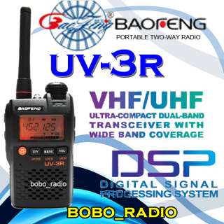 UV 3R 136 174/400 470​Mhz UV3R w/ FM 88 108 Radio NEW  