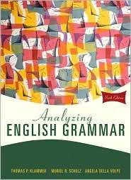 Analyzing English Grammar, (0205685943), Thomas P. Klammer, Textbooks 