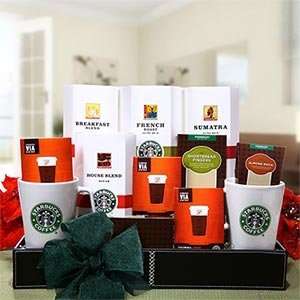 Starbucks Excellence Gift Basket  Grocery & Gourmet Food